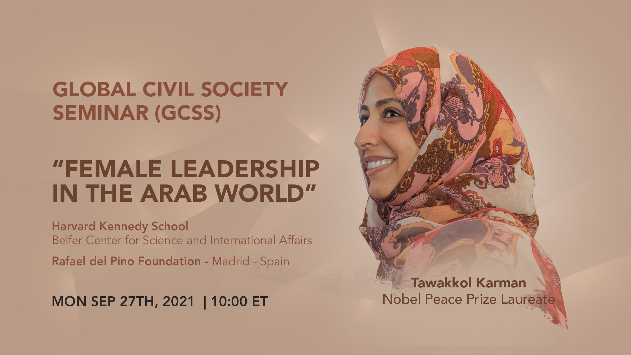 Mrs. Karman takes part in seminar on women leadership in Arab world